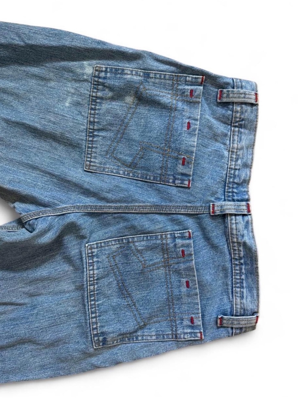 Light Blue Denim Jeans - Classic Back Pocket Design